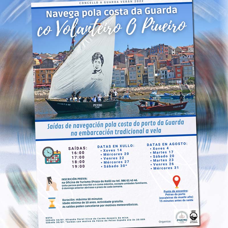 Navegación co Concello da Guarda verán2022